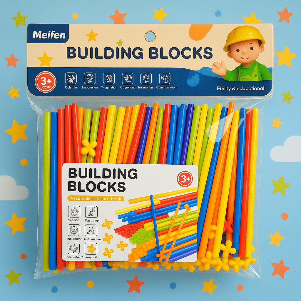 Super Bamboo Sticks, Building Block Sticks For Kids