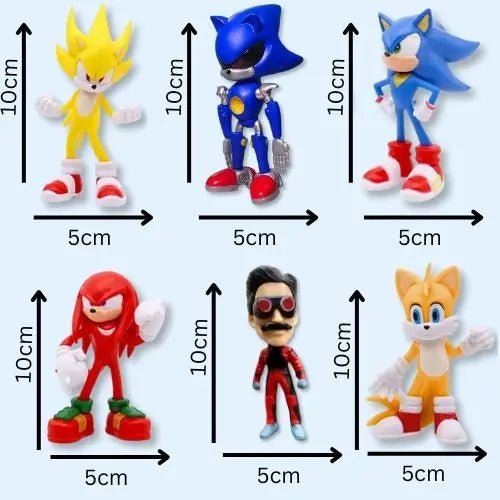 Cute Sonic PVC Character Toy Figure and Models