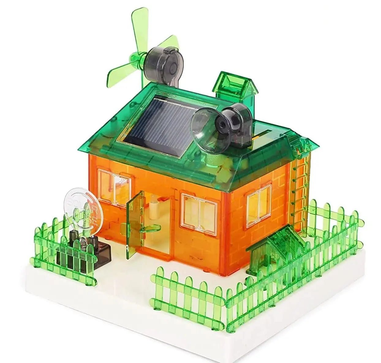 DIY Solar Energy Powered Model House Educational Toy For Kids