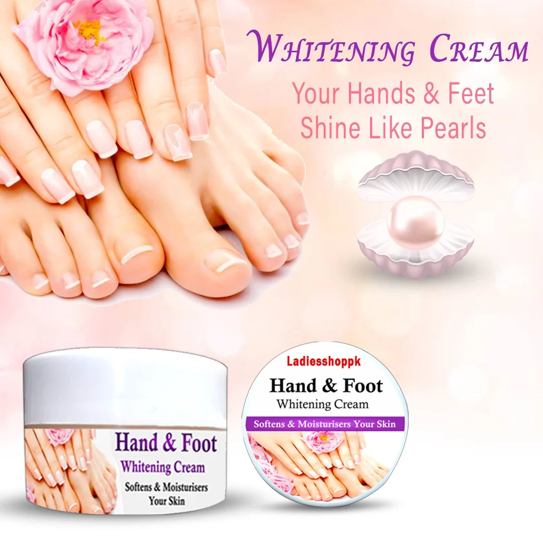 UPTOWN LA HAND & FEET WHITENING CREAM FOR WHITENS SOFTENS AND PROTECTION OF HAND AND FOOT 30 ml