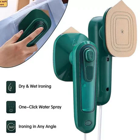 Mini Steam Iron - Compact, Convenient, and Professional Handheld Portable Garment Steamer for Clothes | Travel Iron with Beautiful Appearance | Micro Steam Iron for Household and Travel | Suitable for All Types of Fabrics