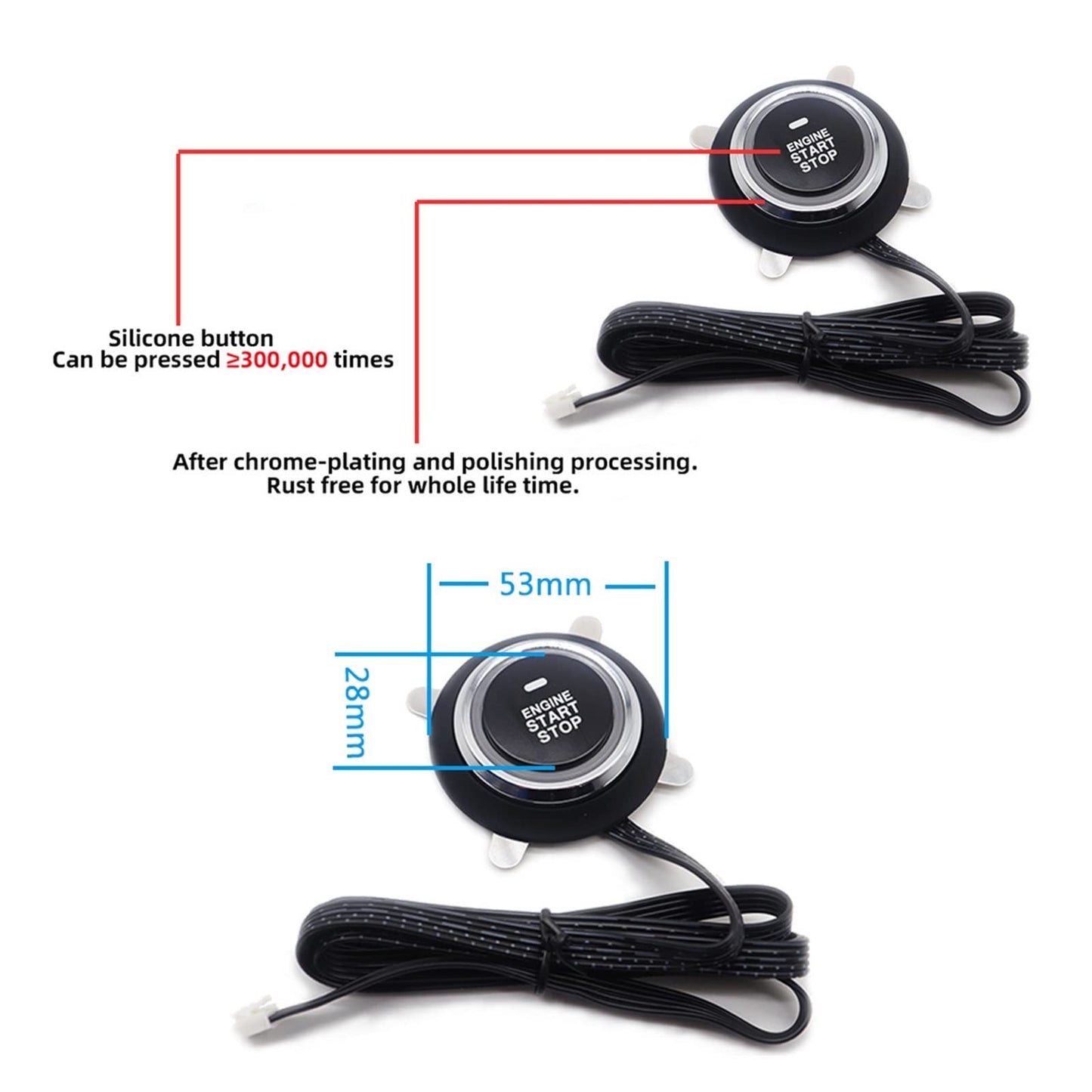 Car One Button Start/Stop System Kit