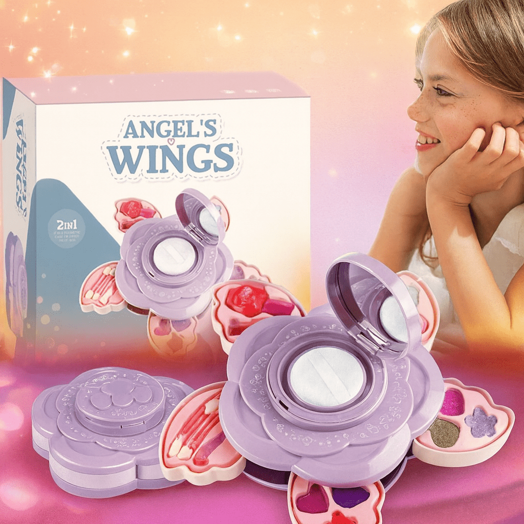 Angel Wings Cosmetics Makeup Toy Set For Kids