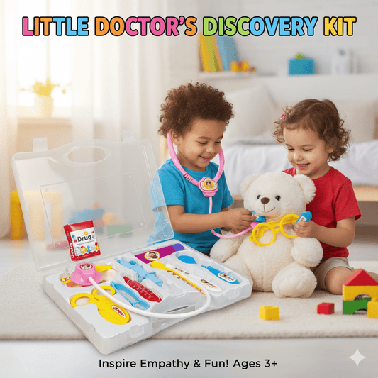 Doctor Set Toy for Kids - Medical Doctor Tray & Kit - Doctor Tools set