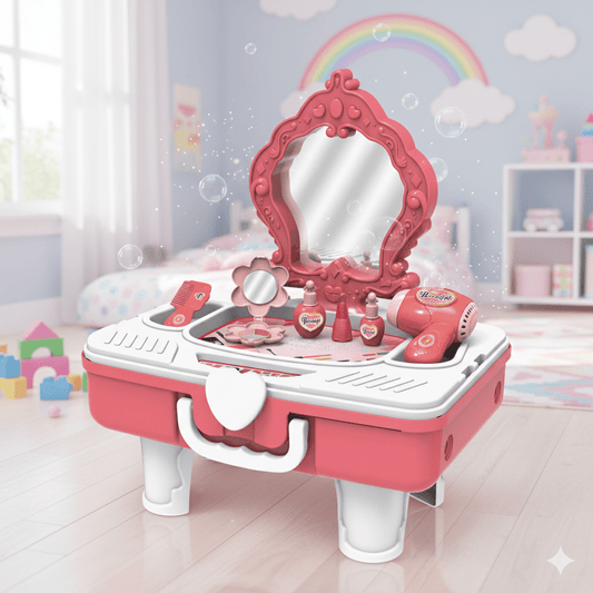 2 in 1 Draw-Bar Box Dressing Table Toys