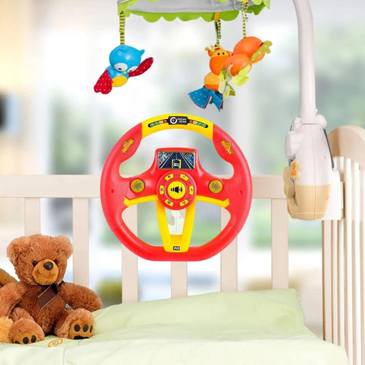 Simulated Steering Wheel Pretend Play Driving Toy