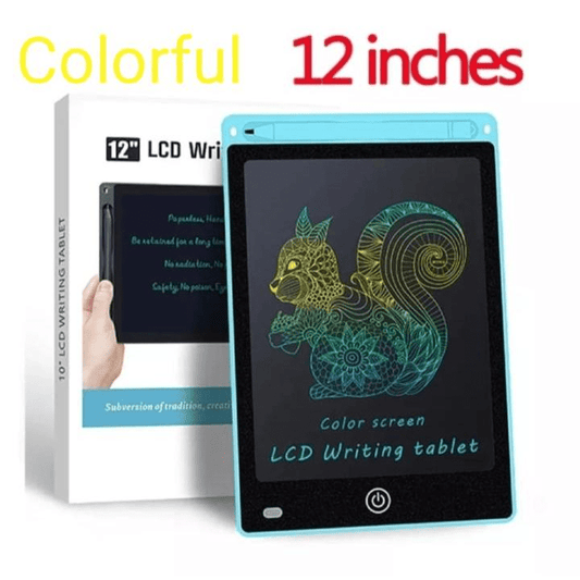 12" LCD Writing Tablet Multicolor Screen Writing Erasable Writing Board