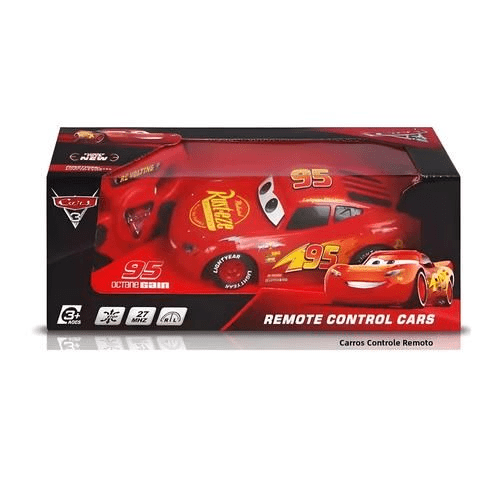 3D MC Queen Remote Control Car Plastic Lightning McQueen Vehicle