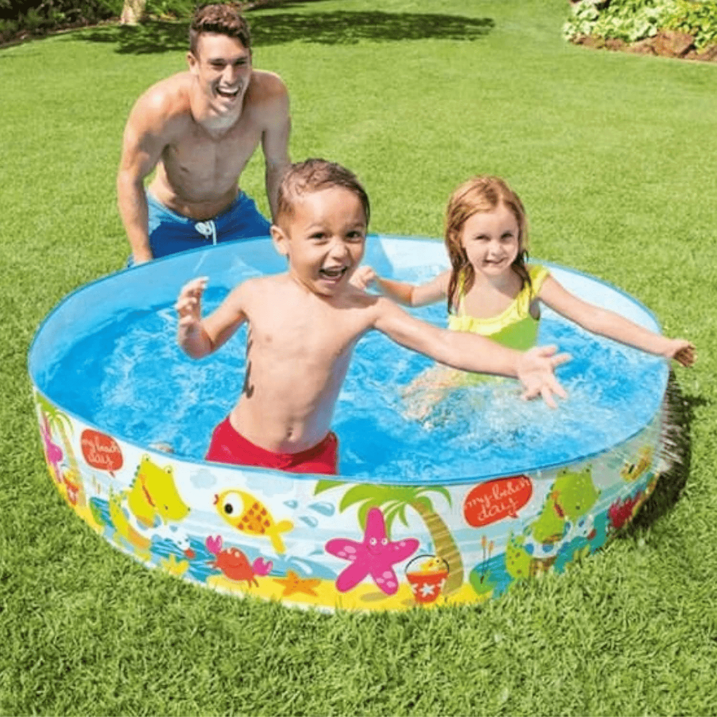 4FT DUCKLING SNAP SET POOL (58477)