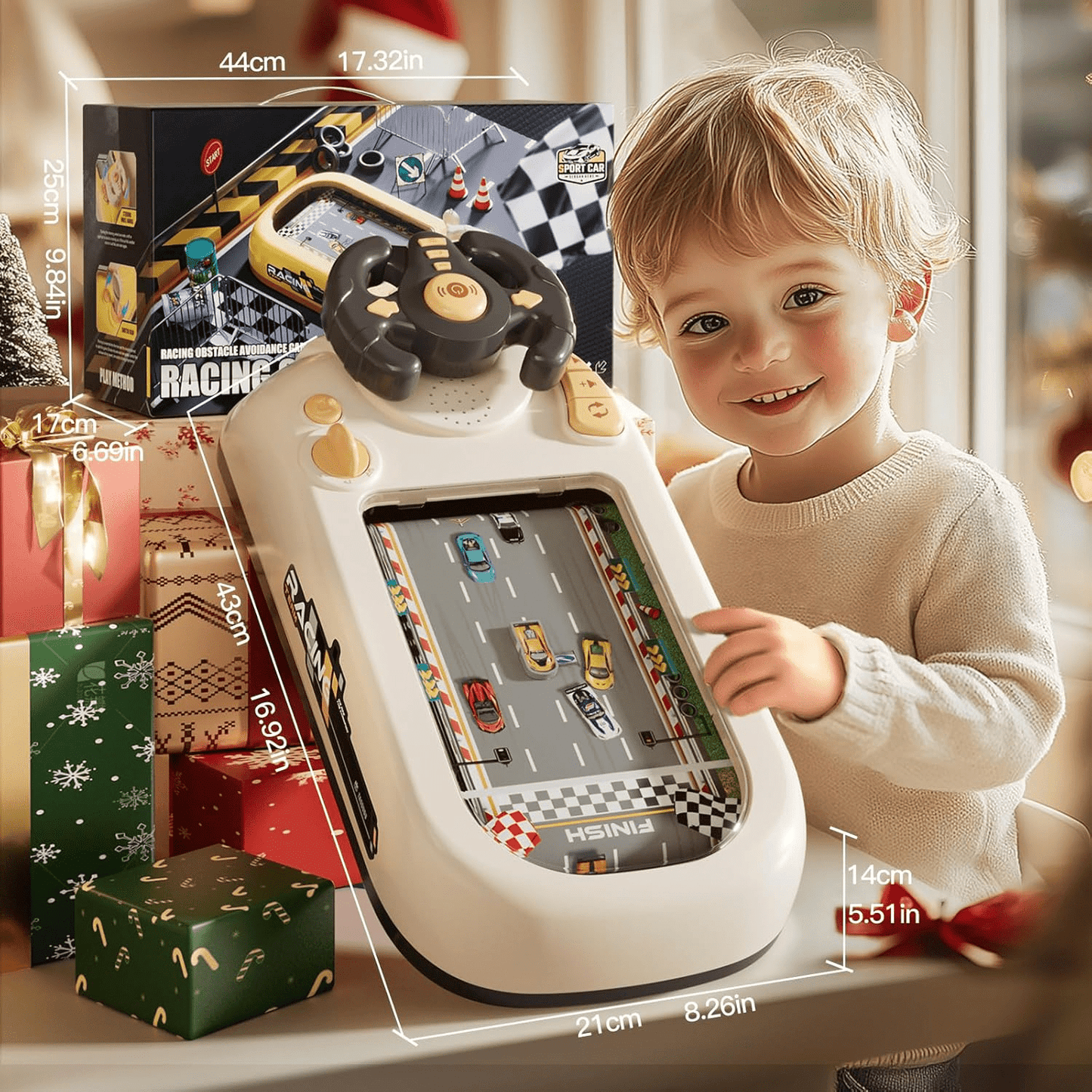 Simulated Driving Car Racing Game For Kids